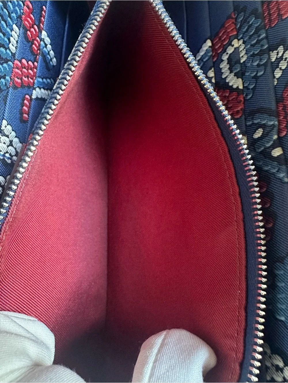 Hermès Azap Silk’In Red Epsom Leather Long Wallet P Stamp 2012